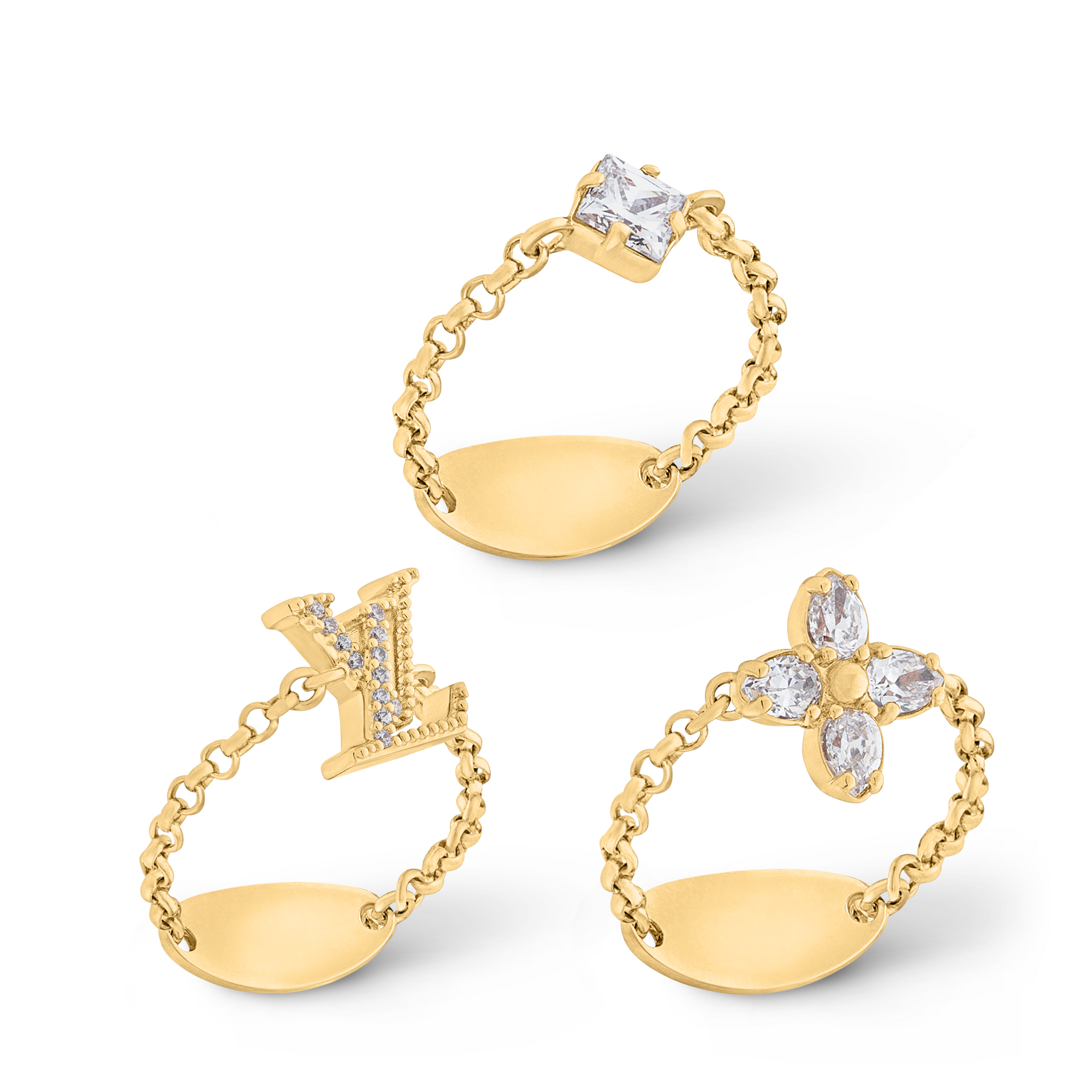Lady LV Ring Set S00 - Fashion Jewellery | LOUIS VUITTON